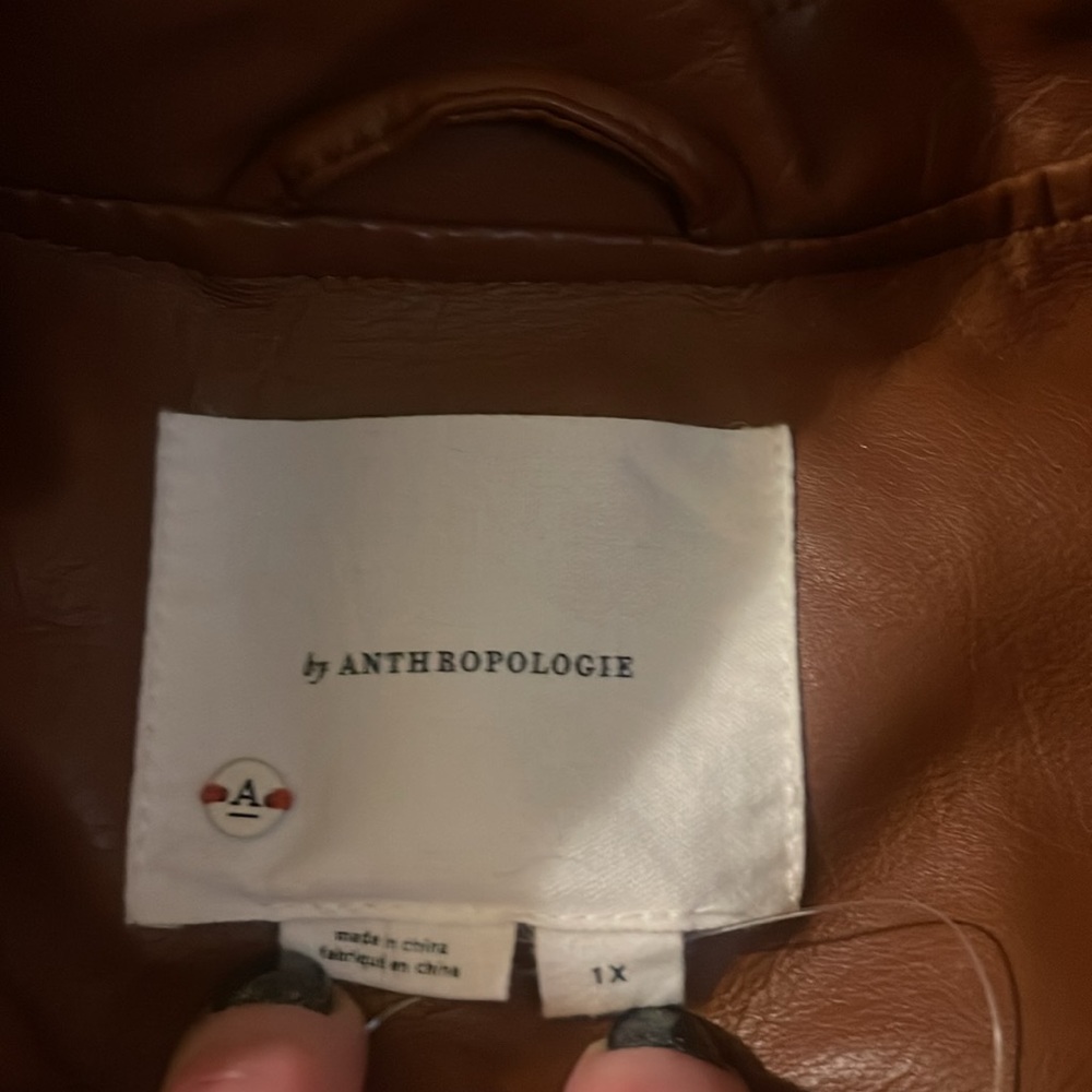 Saige Faux-Leather Moto Jacket - Picture 6 of 8